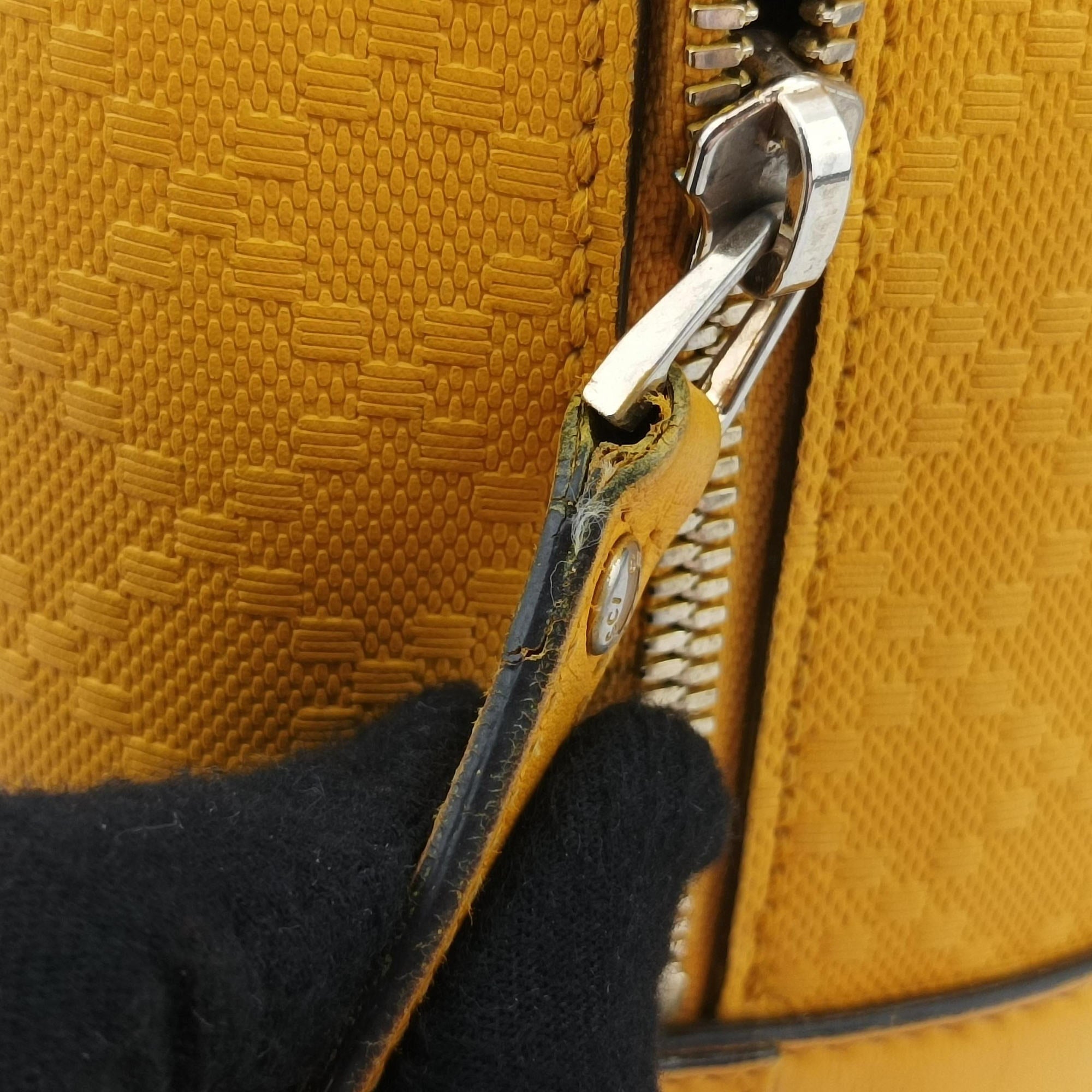 Bright Diamante Yellow Leather 354332 A016213706ブライトディアマンテ イエロー レザー 354332 A016213706