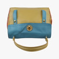 Muse Two Blue x beige×brown Leather 197149 197149.527411ミューズトゥ ブルー×ベージュ×ブラウン レザー 197149 197149.527411