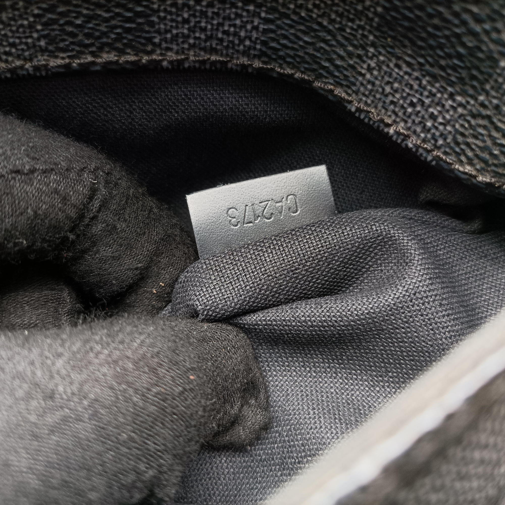 District MM Noir Damier GRAPHITE N41272 CA2173ディストリクトMM ノワール ダミエ グラフィット N41272 CA2173