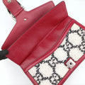 Dionysus Ivory × Red × Black Tweed×Leather 400249 A029527679ディオニュソス アイボリー × レッド × ブラック ツイード×レザー 400249 A029527679
