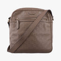GG Imprime Messenger Brown Leather 201448 A011194915GGインプリメ メッセンジャー ブラウン レザー 201448 A011194915