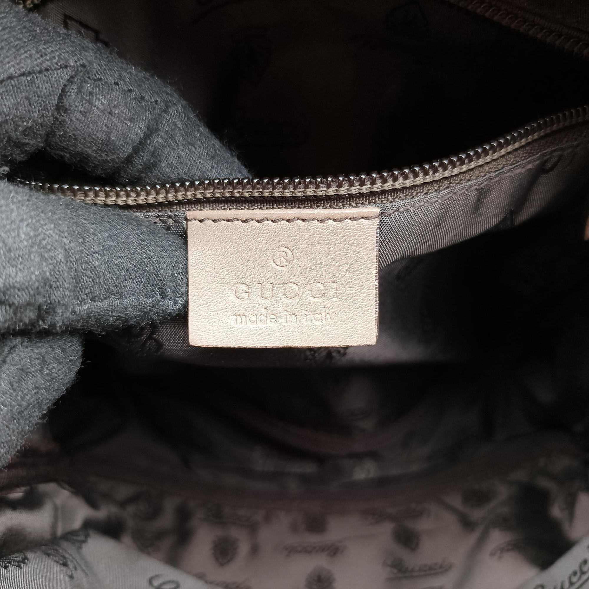 GG Imprime Messenger Brown Leather 201448 A011194915GGインプリメ メッセンジャー ブラウン レザー 201448 A011194915