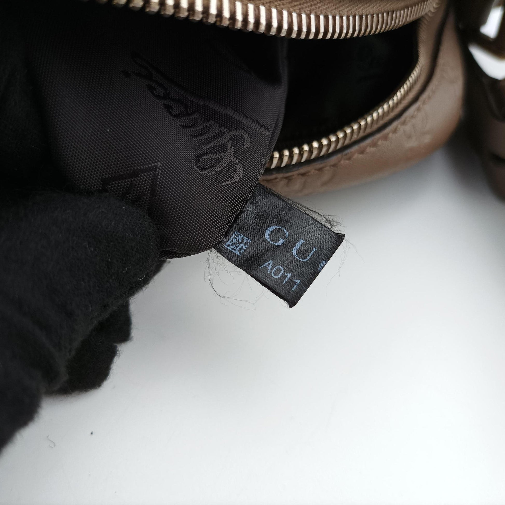 GG Imprime Messenger Brown Leather 201448 A011194915GGインプリメ メッセンジャー ブラウン レザー 201448 A011194915