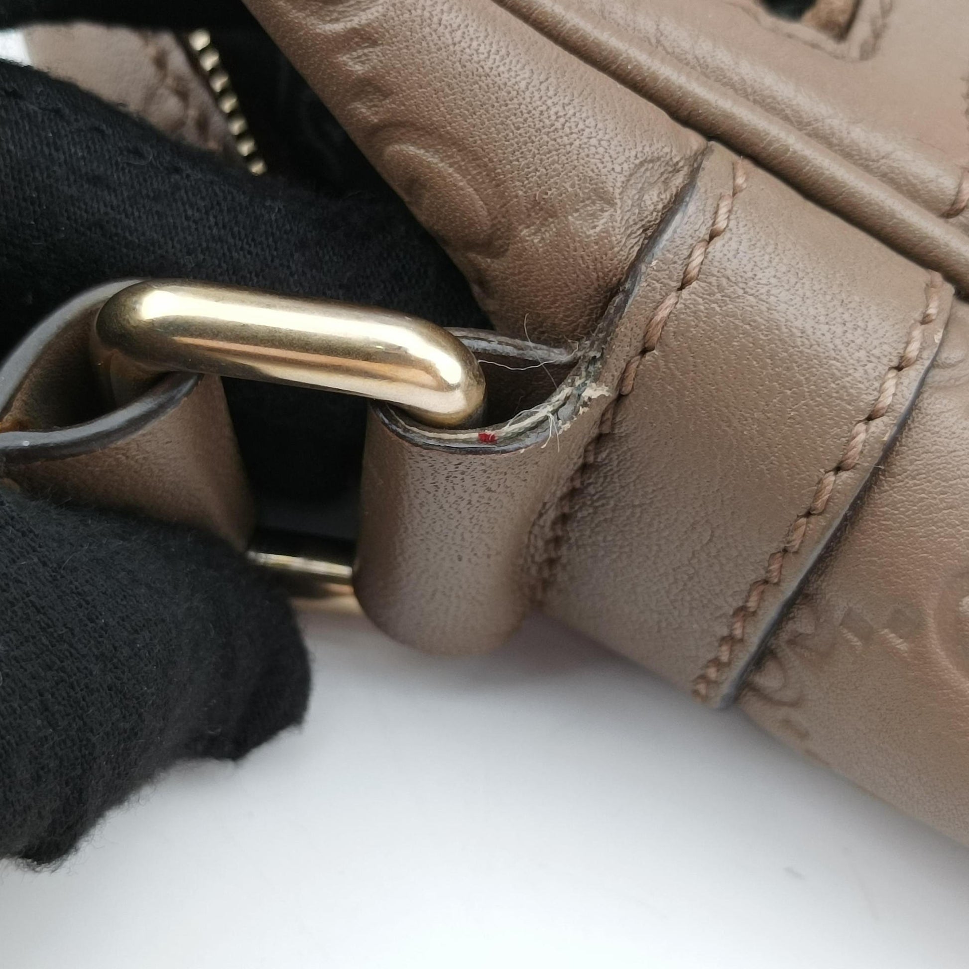GG Imprime Messenger Brown Leather 201448 A011194915GGインプリメ メッセンジャー ブラウン レザー 201448 A011194915