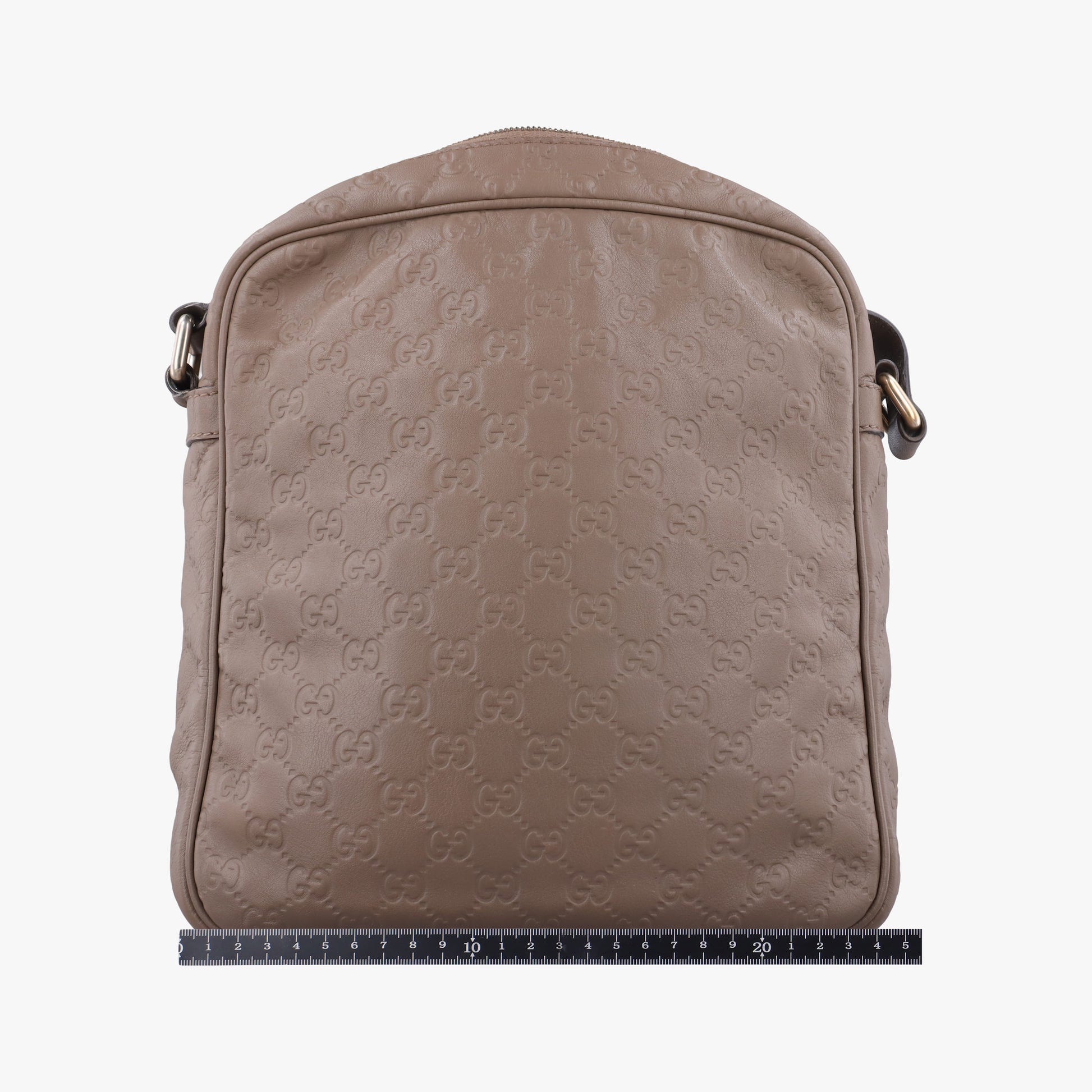 GG Imprime Messenger Brown Leather 201448 A011194915GGインプリメ メッセンジャー ブラウン レザー 201448 A011194915