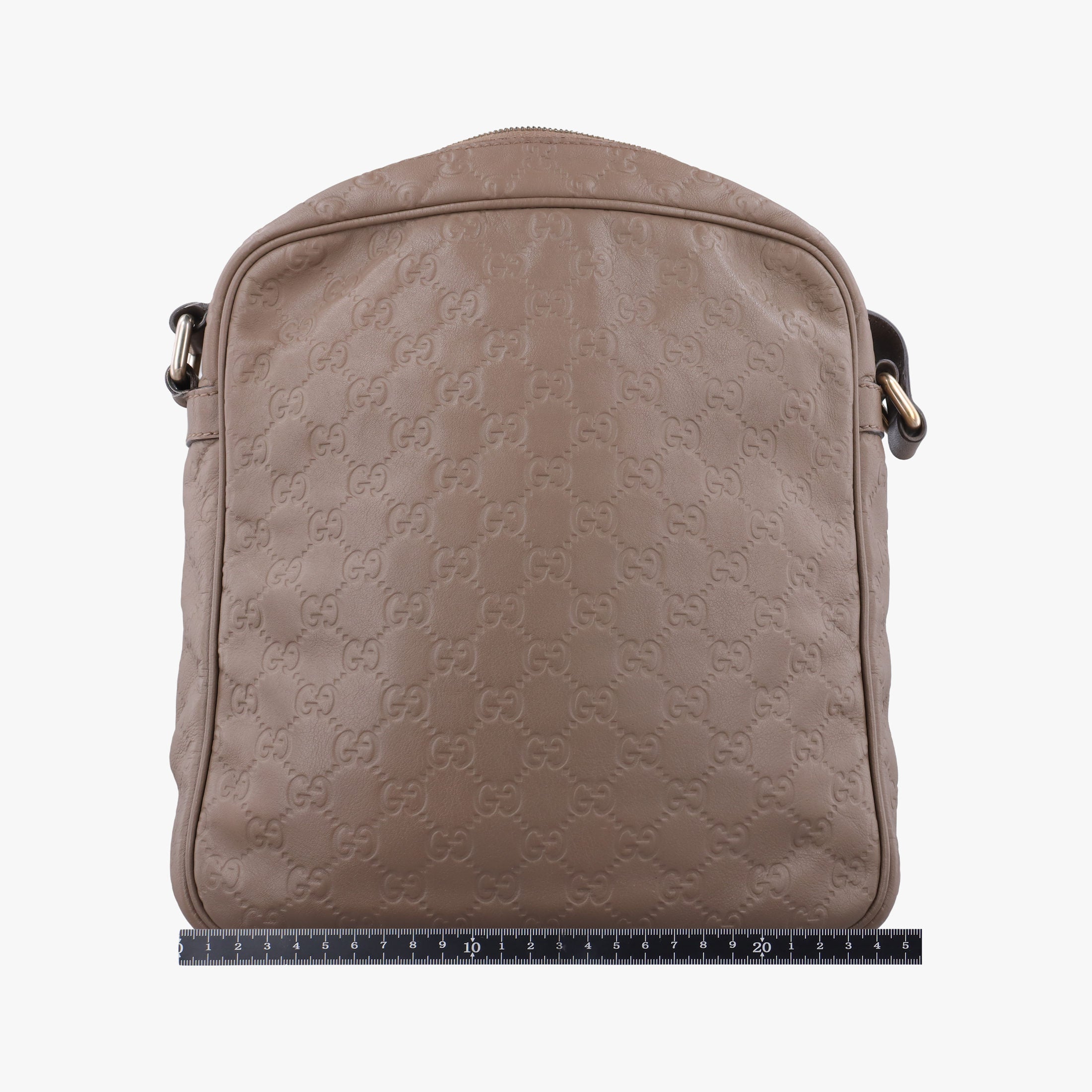 GG Imprime Messenger Brown Leather 201448 A011194915GGインプリメ メッセンジャー ブラウン レザー 201448 A011194915