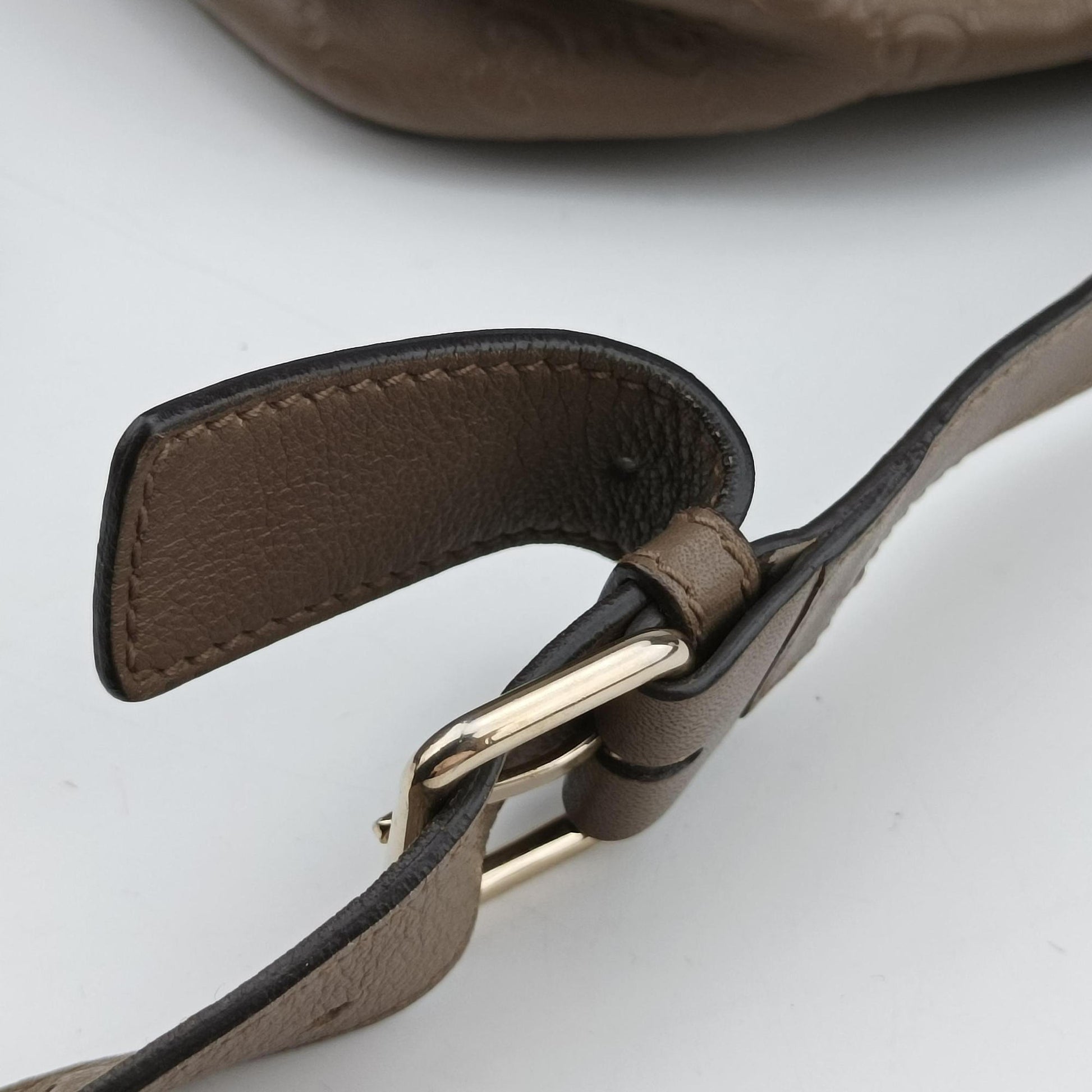 GG Imprime Messenger Brown Leather 201448 A011194915GGインプリメ メッセンジャー ブラウン レザー 201448 A011194915