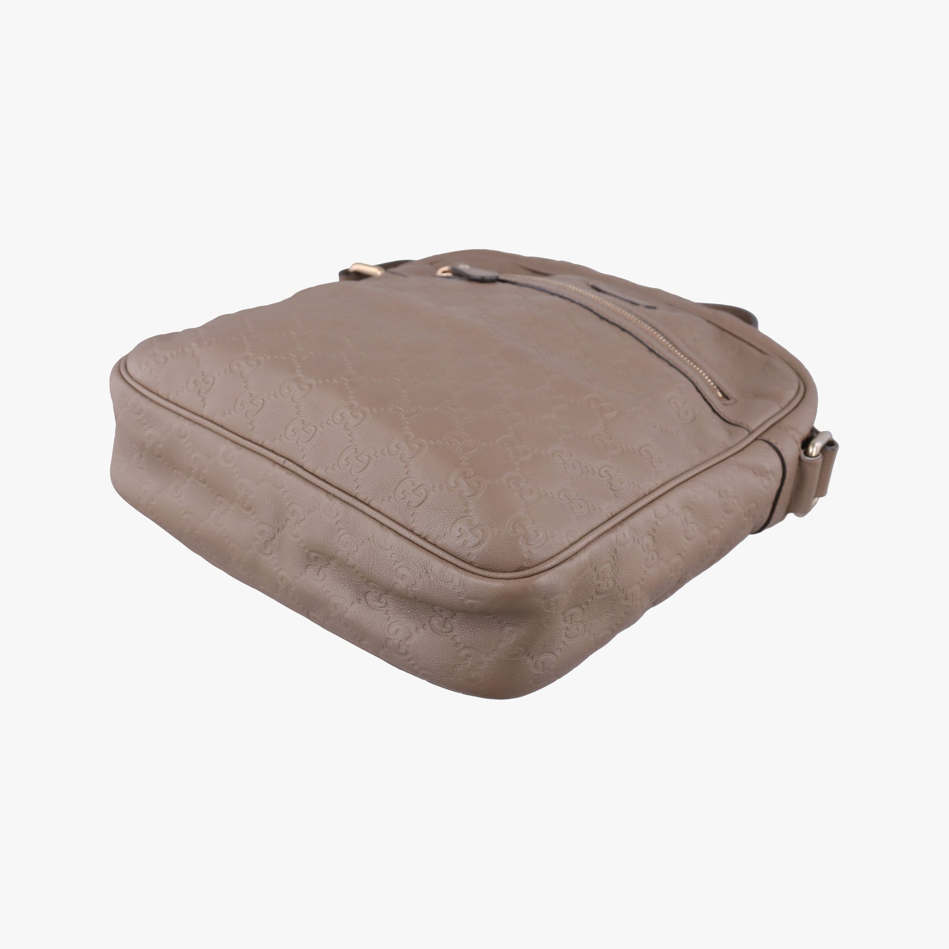 GG Imprime Messenger Brown Leather 201448 A011194915GGインプリメ メッセンジャー ブラウン レザー 201448 A011194915