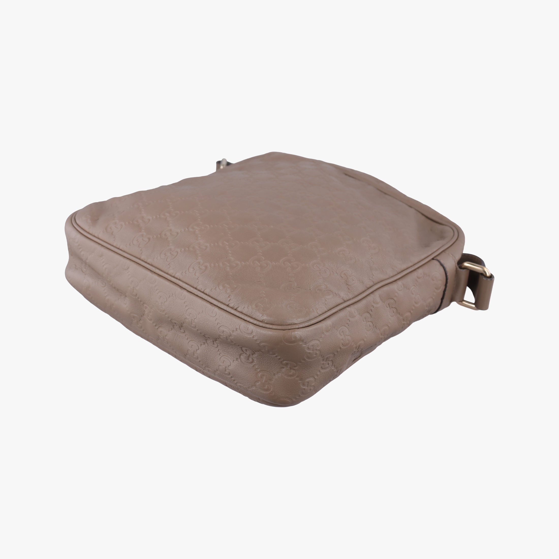 GG Imprime Messenger Brown Leather 201448 A011194915GGインプリメ メッセンジャー ブラウン レザー 201448 A011194915