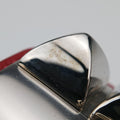 Collier de chien Red×silver Leather×GP SI▢Qコリエ ド シアン レッド×シルバー レザー×GP SI▢Q