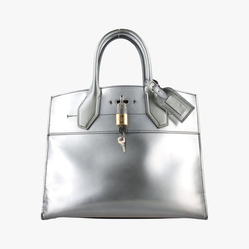 City Steamer MM Silver Smooth Calfskin Leather FO3106シティ スティーマー MM シルバー スムースカーフレザー FO3106