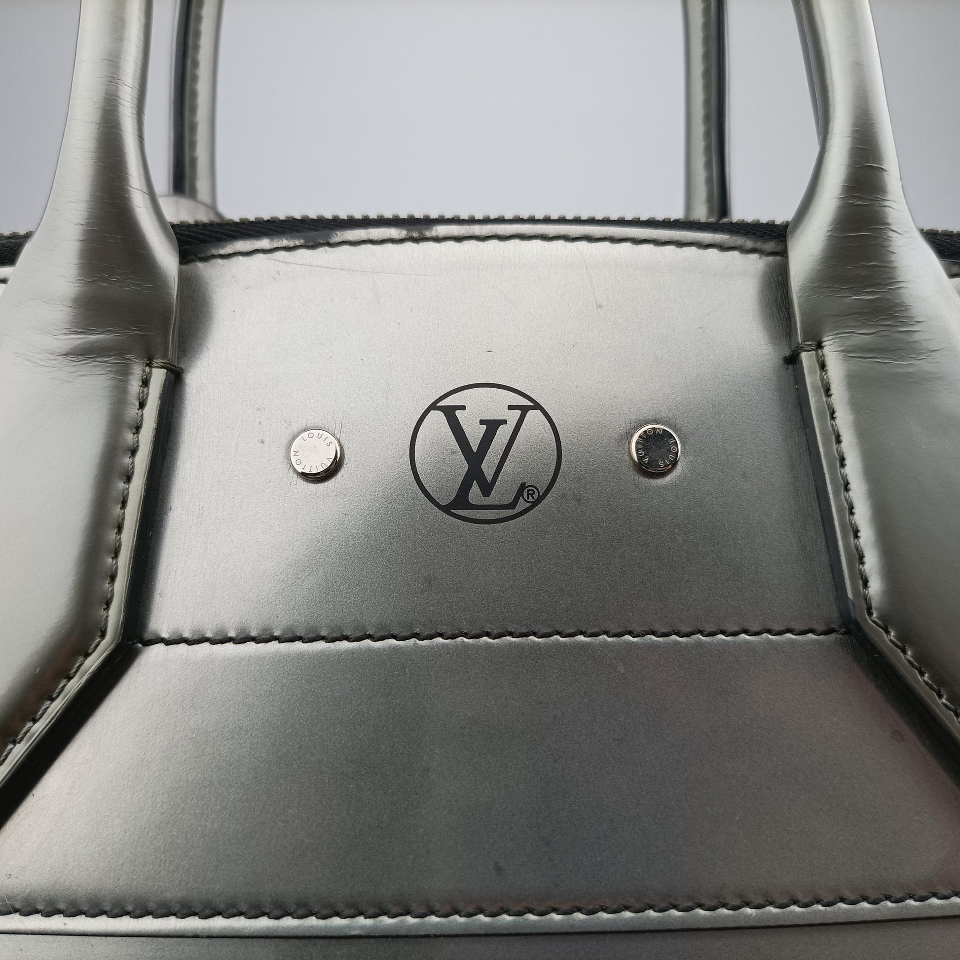 City Steamer MM Silver Smooth Calfskin Leather FO3106シティ スティーマー MM シルバー スムースカーフレザー FO3106