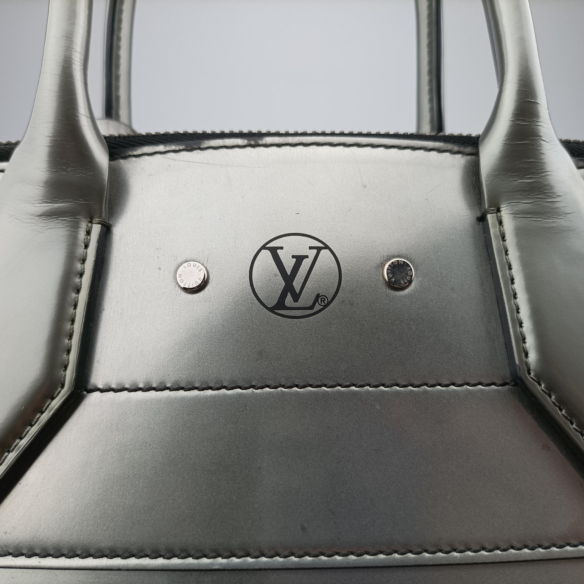 City Steamer MM Silver Smooth Calfskin Leather FO3106シティ スティーマー MM シルバー スムースカーフレザー FO3106