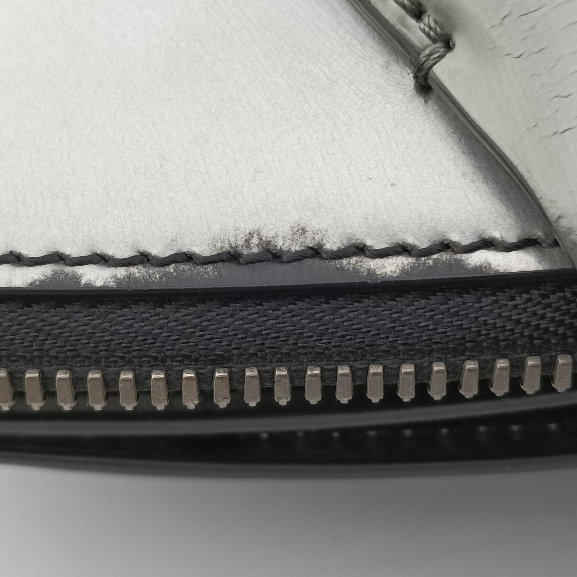 City Steamer MM Silver Smooth Calfskin Leather FO3106シティ スティーマー MM シルバー スムースカーフレザー FO3106