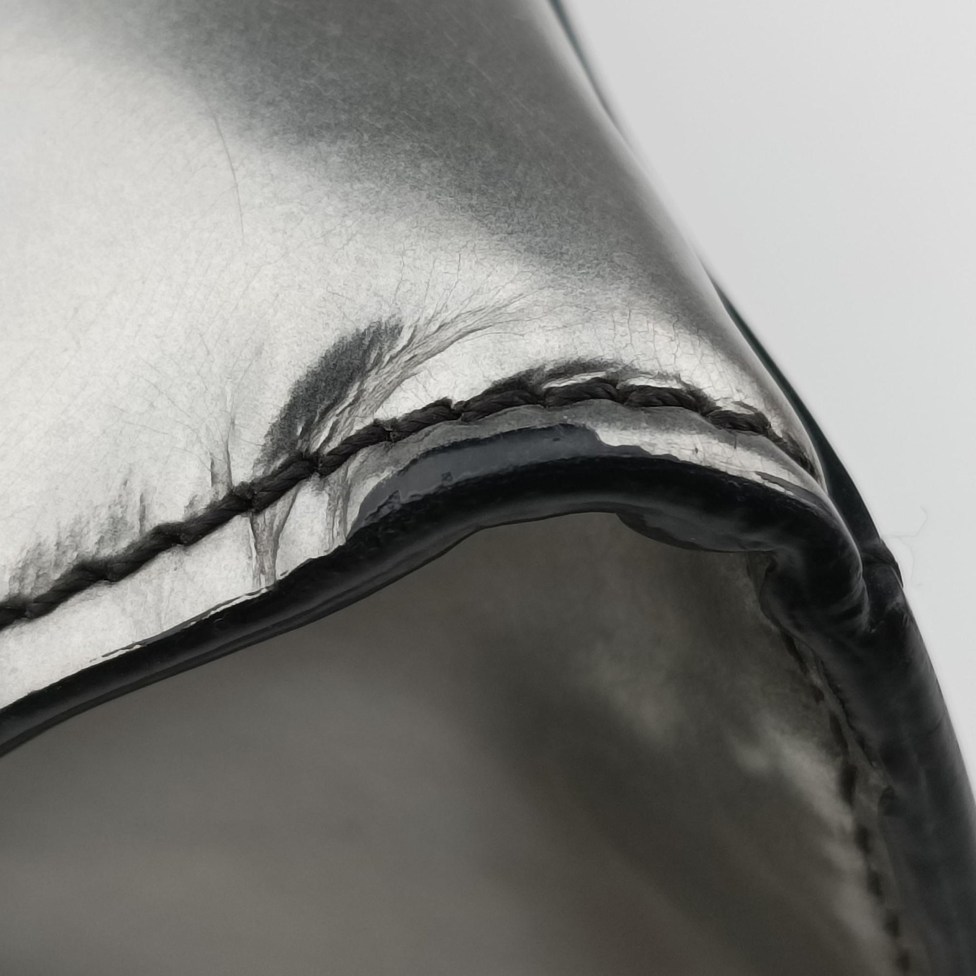 City Steamer MM Silver Smooth Calfskin Leather FO3106シティ スティーマー MM シルバー スムースカーフレザー FO3106