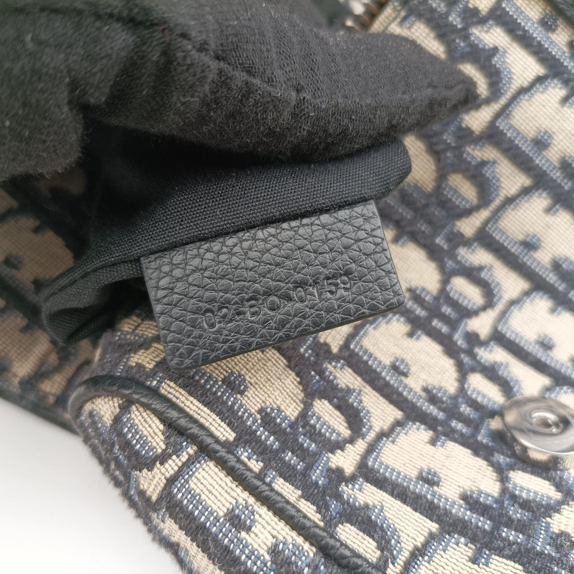 saddle Navy Jacquard×Leather 02-BO-0159サドル ネイビー ジャガード×レザー 02-BO-0159