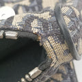 saddle Navy Jacquard×Leather 02-BO-0159サドル ネイビー ジャガード×レザー 02-BO-0159