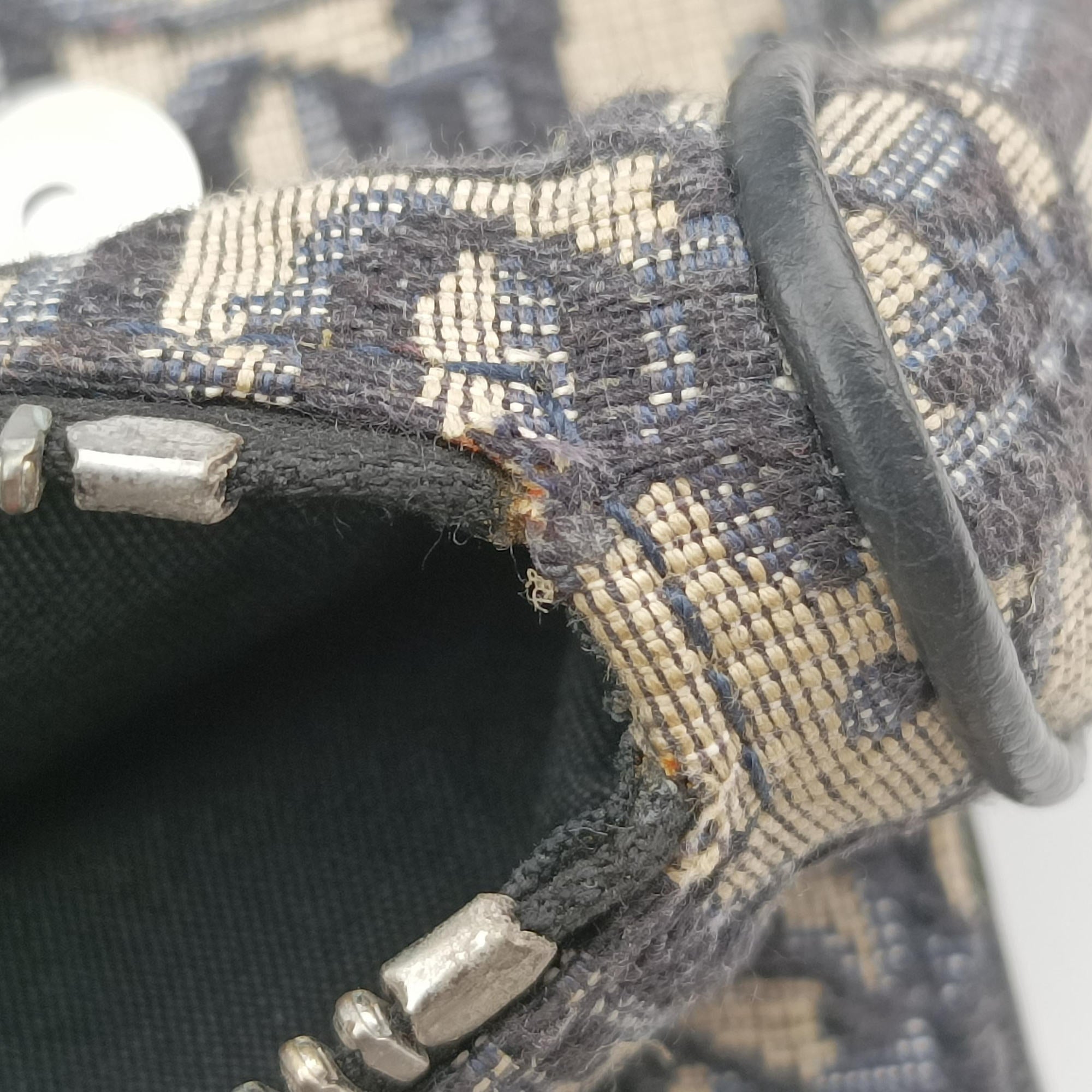 saddle Navy Jacquard×Leather 02-BO-0159サドル ネイビー ジャガード×レザー 02-BO-0159