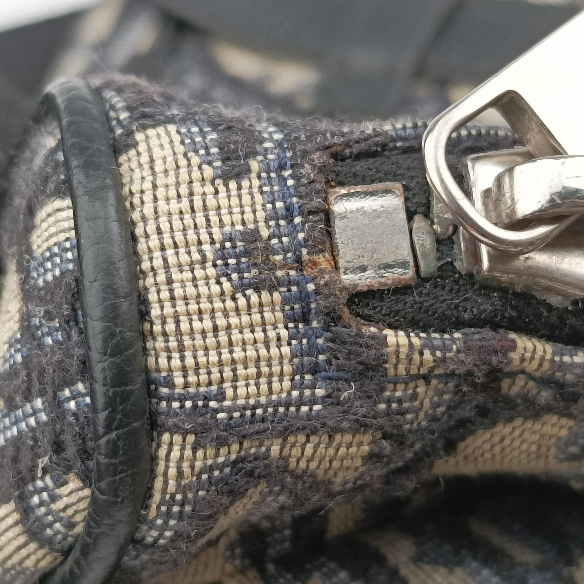 saddle Navy Jacquard×Leather 02-BO-0159サドル ネイビー ジャガード×レザー 02-BO-0159