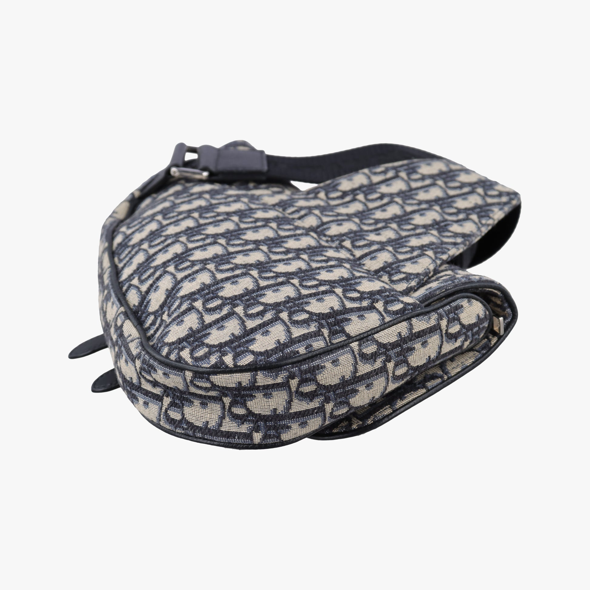 saddle Navy Jacquard×Leather 02-BO-0159サドル ネイビー ジャガード×レザー 02-BO-0159