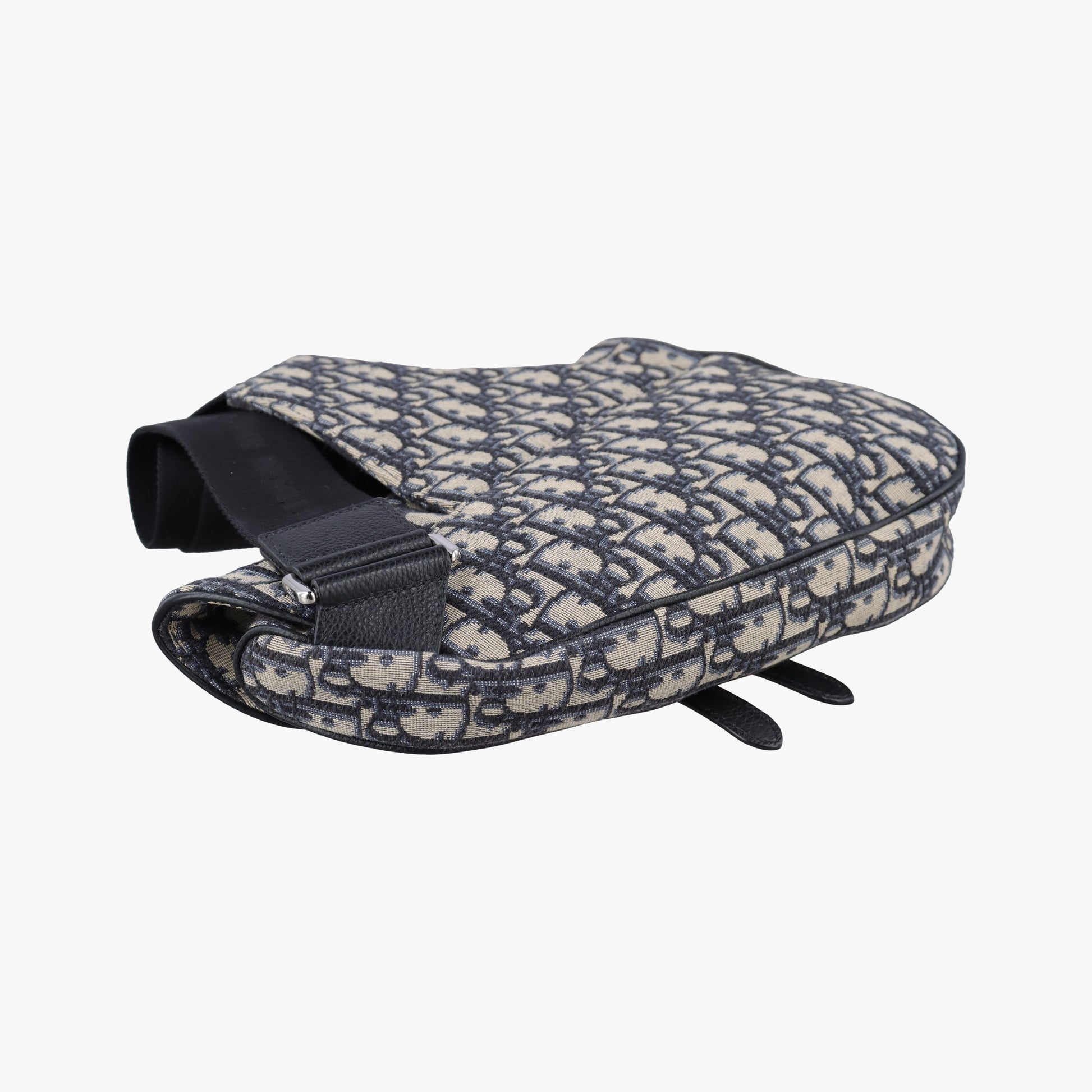 saddle Navy Jacquard×Leather 02-BO-0159サドル ネイビー ジャガード×レザー 02-BO-0159