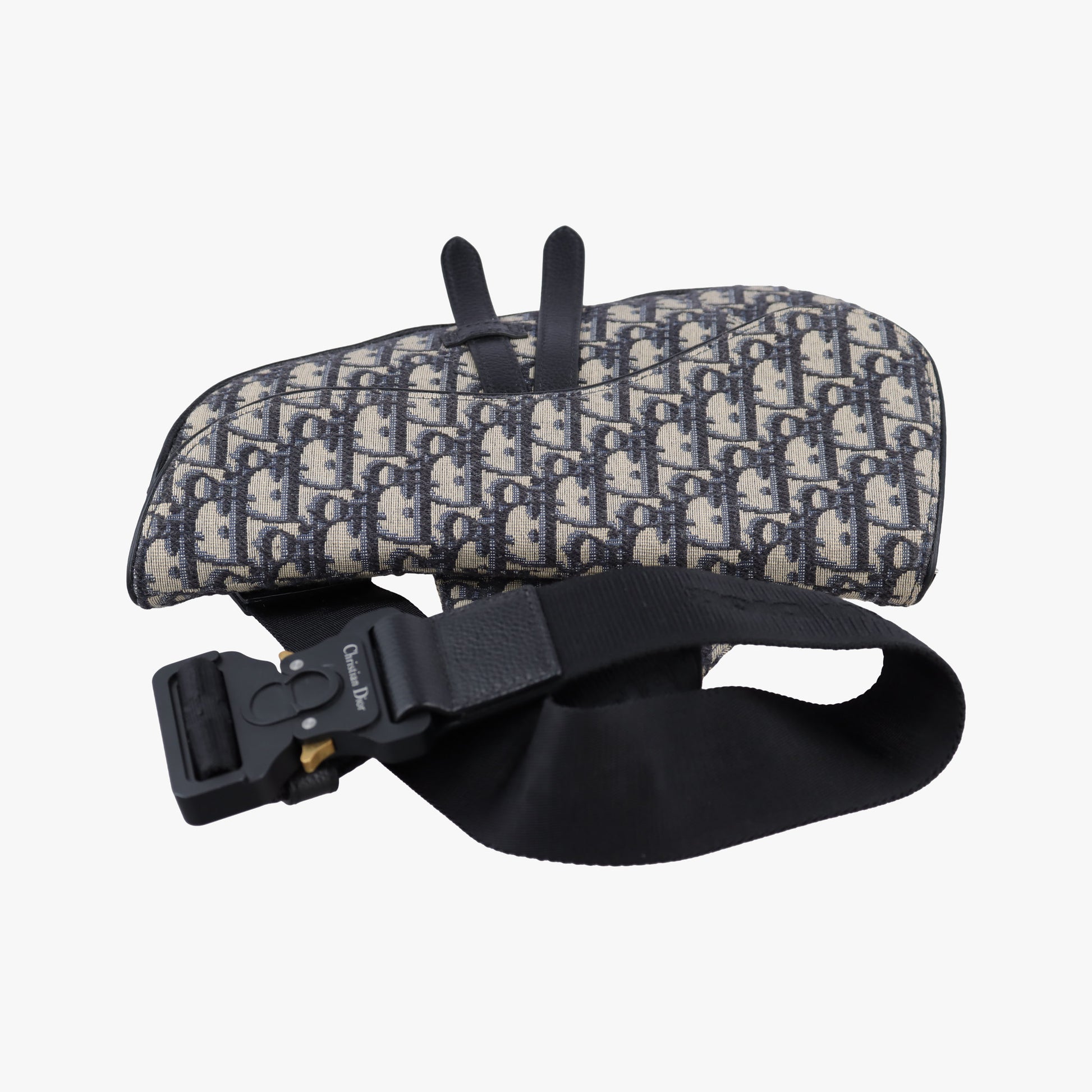 saddle Navy Jacquard×Leather 02-BO-0159サドル ネイビー ジャガード×レザー 02-BO-0159