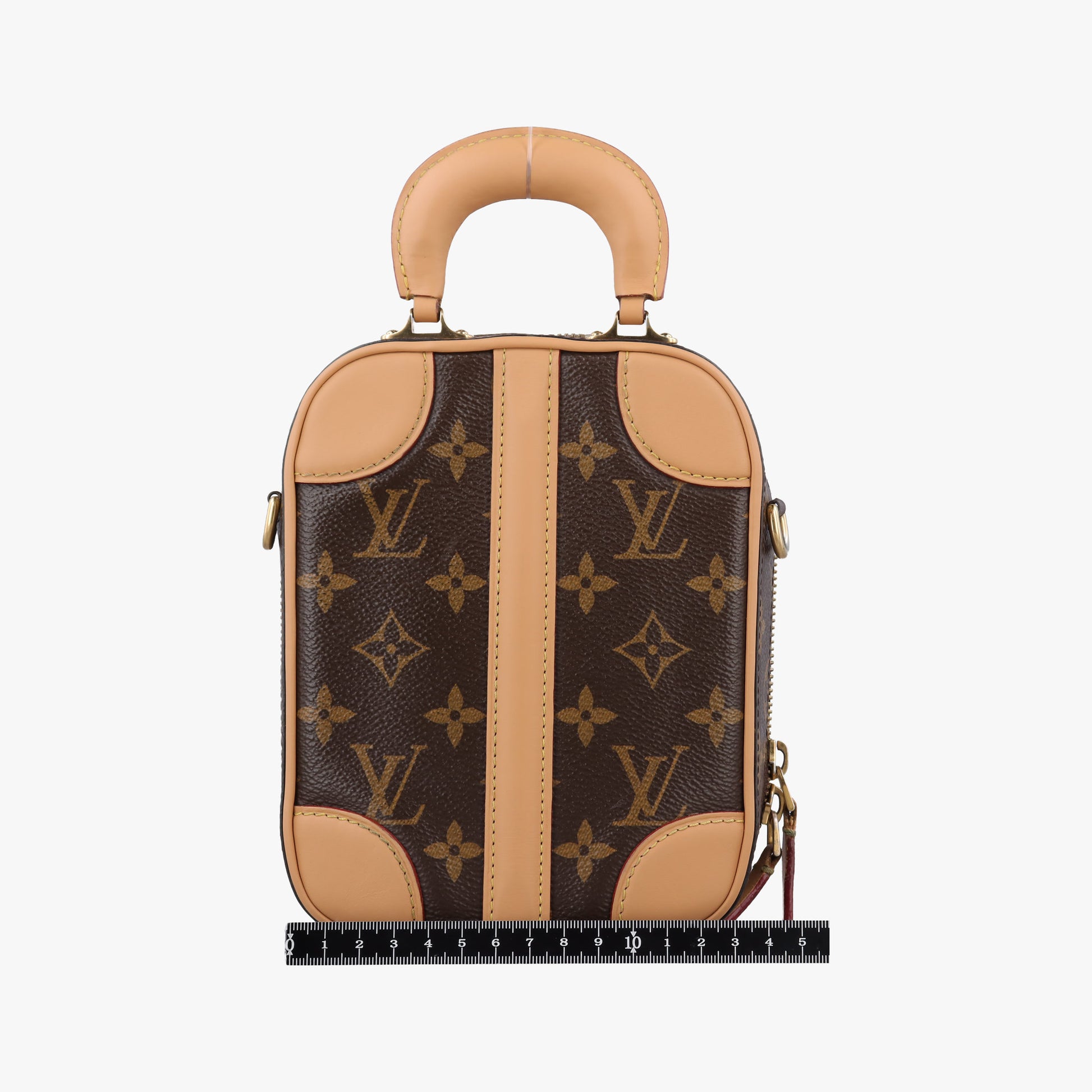 Valisette Vertical Brown Monogram Canvas×calf leather M68623 MI3119ヴァリゼット ヴェルティカル モノグラム/ブラウン モノグラムキャンバス×カーフレザー M68623 MI3119