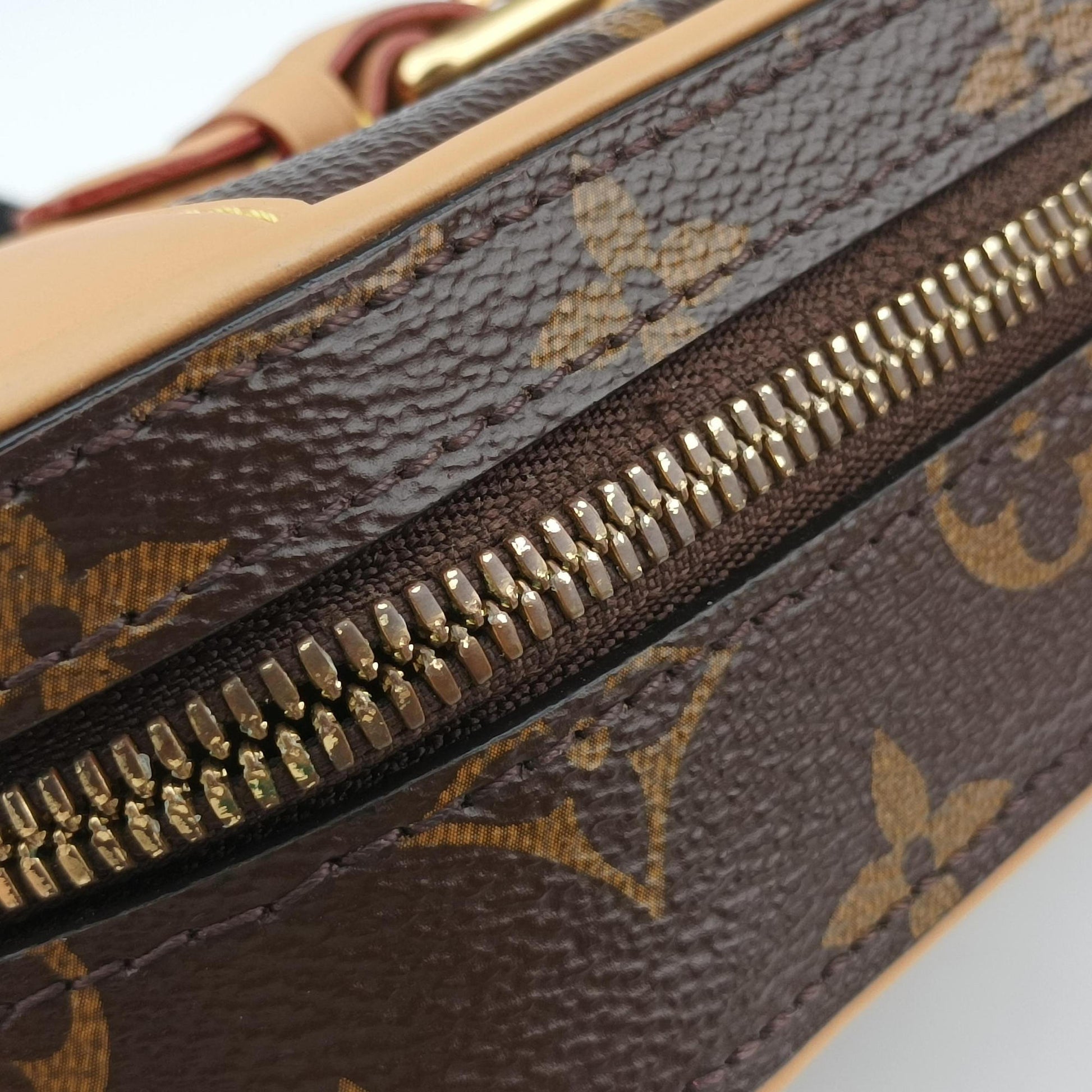 Valisette Vertical Brown Monogram Canvas×calf leather M68623 MI3119ヴァリゼット ヴェルティカル モノグラム/ブラウン モノグラムキャンバス×カーフレザー M68623 MI3119