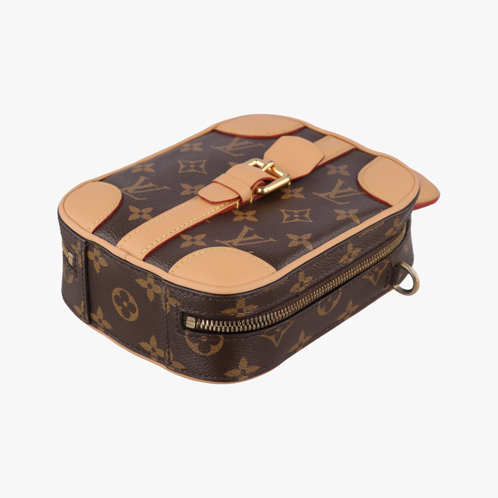 Valisette Vertical Brown Monogram Canvas×calf leather M68623 MI3119ヴァリゼット ヴェルティカル モノグラム/ブラウン モノグラムキャンバス×カーフレザー M68623 MI3119
