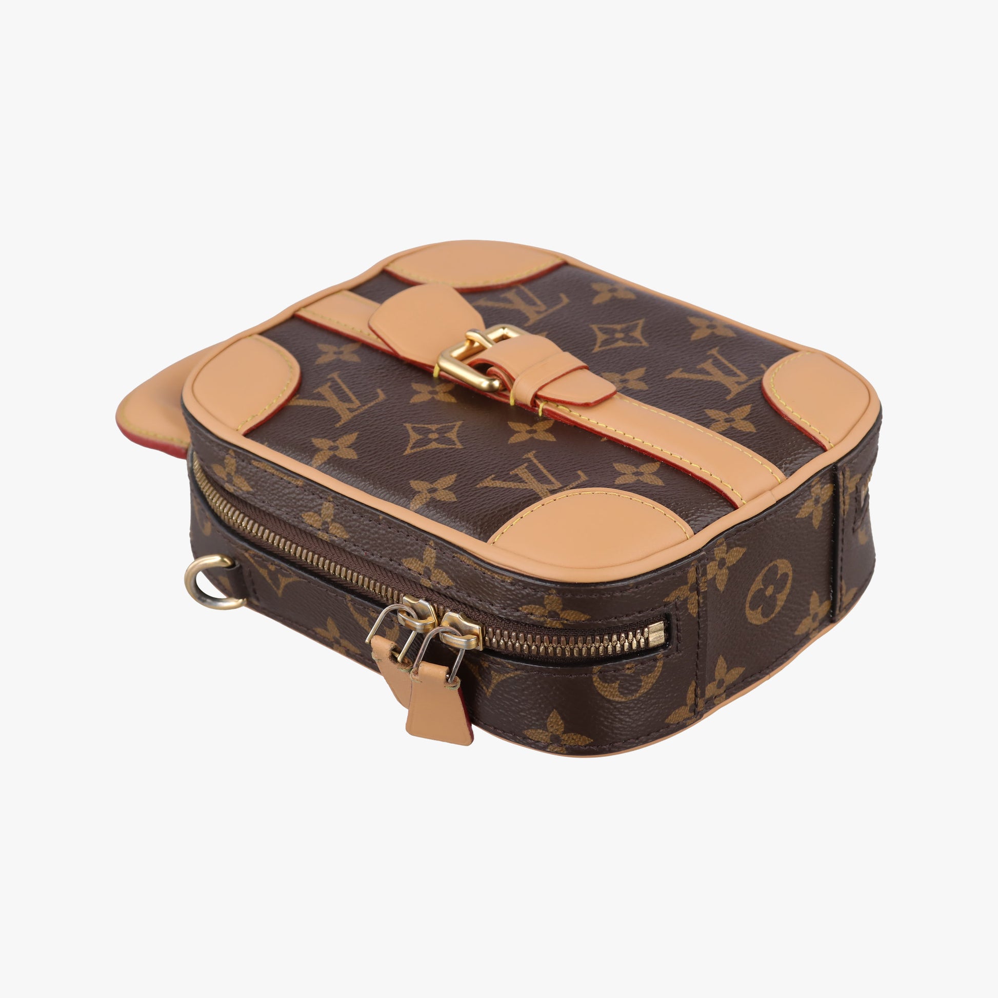 Valisette Vertical Brown Monogram Canvas×calf leather M68623 MI3119ヴァリゼット ヴェルティカル モノグラム/ブラウン モノグラムキャンバス×カーフレザー M68623 MI3119