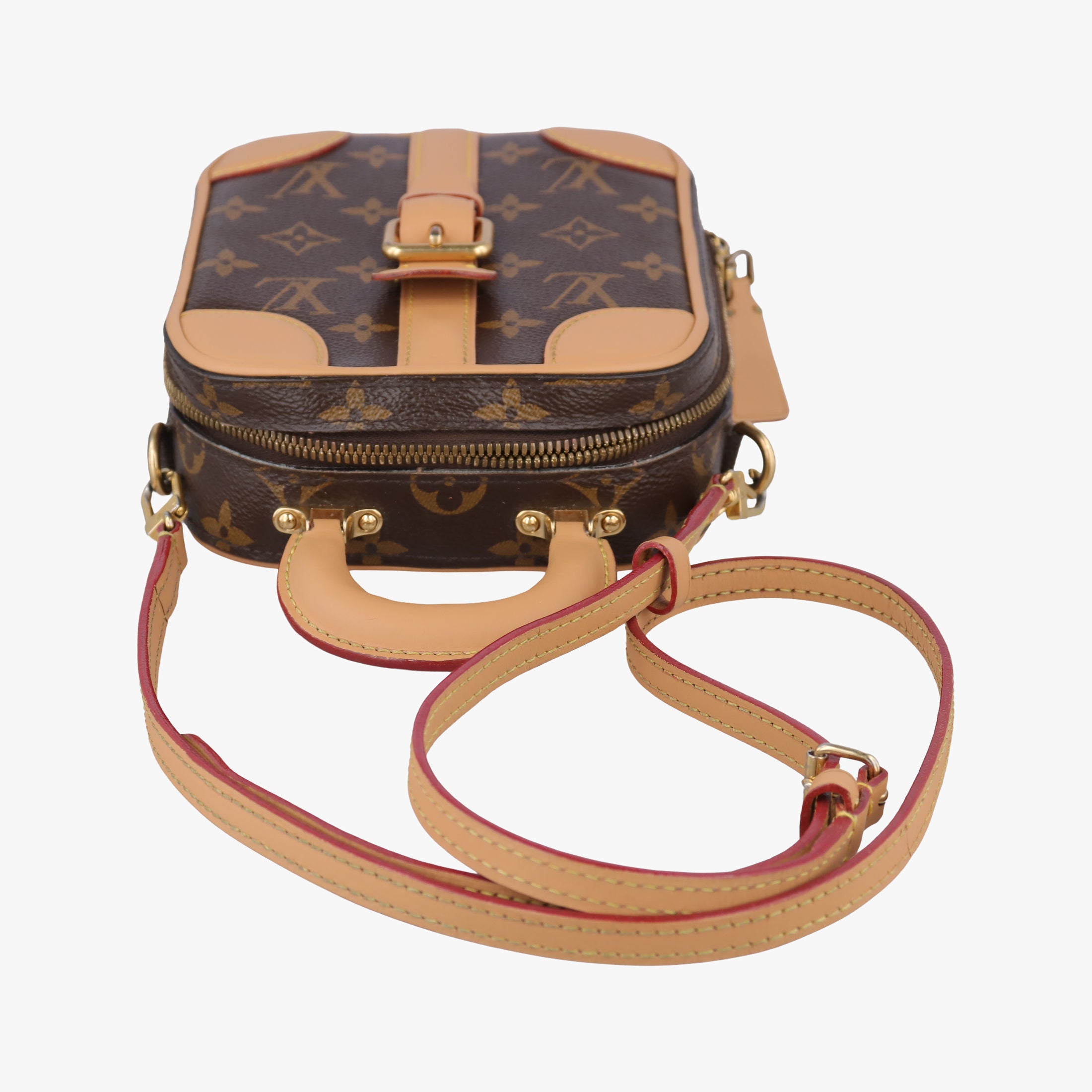 Valisette Vertical Brown Monogram Canvas×calf leather M68623 MI3119ヴァリゼット ヴェルティカル モノグラム/ブラウン モノグラムキャンバス×カーフレザー M68623 MI3119
