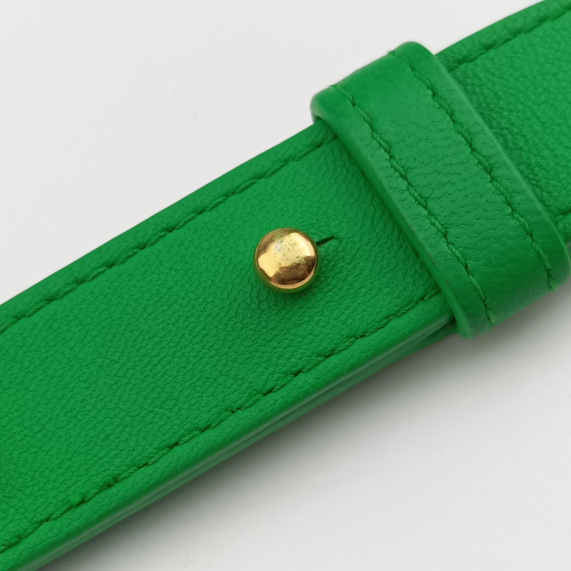 candy cassette Green lambskin IC Chipキャンディ カセット グリーン ラムスキン ICチップ