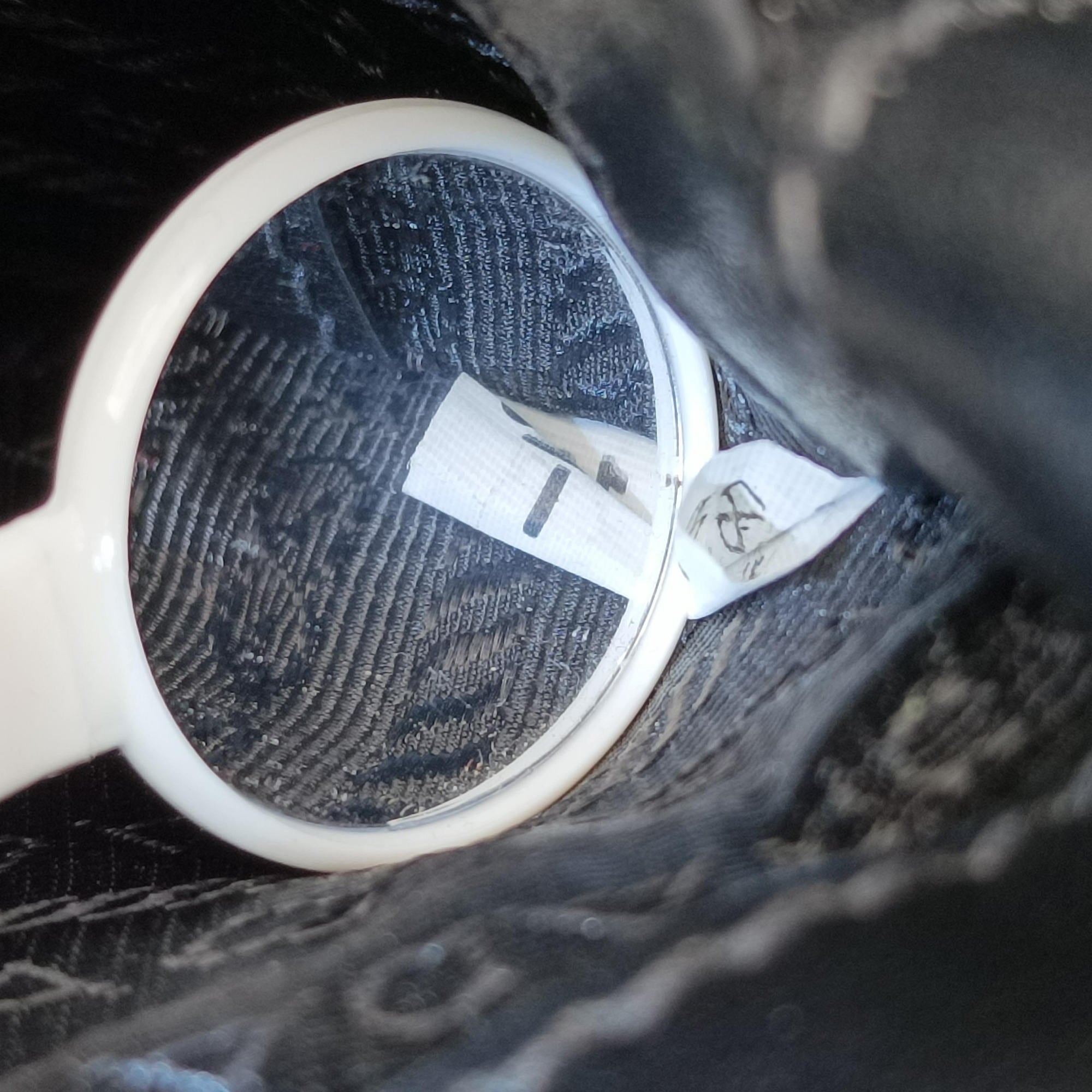 Fringe Charms Black Leather×velour IBL002 180/Iフリンジチャーム ブラック レザー×ベロア IBL002 180/I