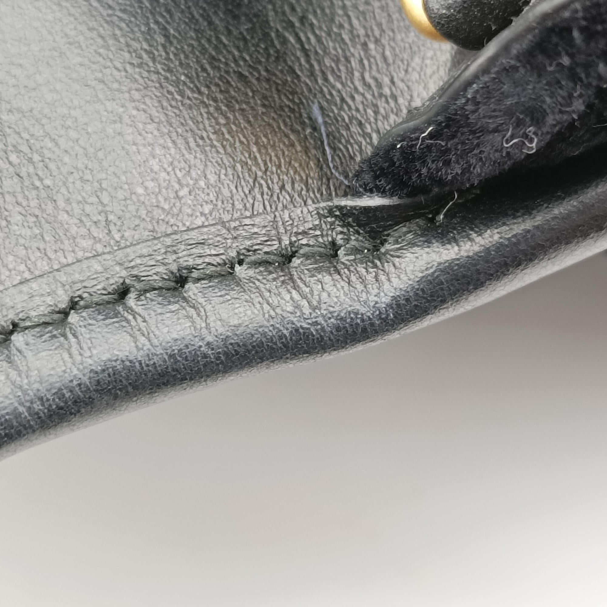 Fringe Charms Black Leather×velour IBL002 180/Iフリンジチャーム ブラック レザー×ベロア IBL002 180/I
