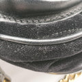 Fringe Charms Black Leather×velour IBL002 180/Iフリンジチャーム ブラック レザー×ベロア IBL002 180/I