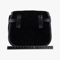 Fringe Charms Black Leather×velour IBL002 180/Iフリンジチャーム ブラック レザー×ベロア IBL002 180/I