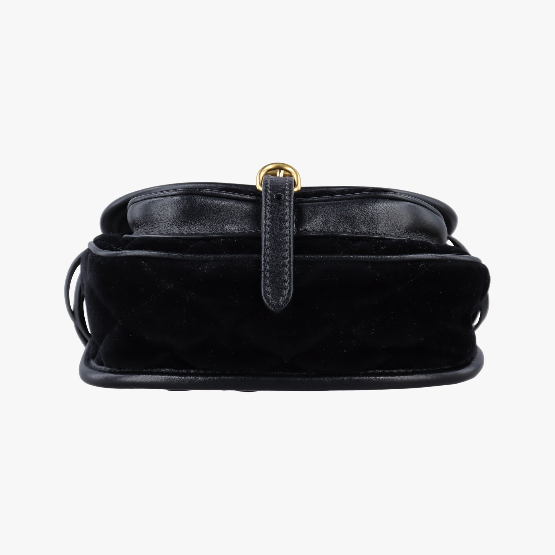 Fringe Charms Black Leather×velour IBL002 180/Iフリンジチャーム ブラック レザー×ベロア IBL002 180/I
