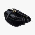 Fringe Charms Black Leather×velour IBL002 180/Iフリンジチャーム ブラック レザー×ベロア IBL002 180/I