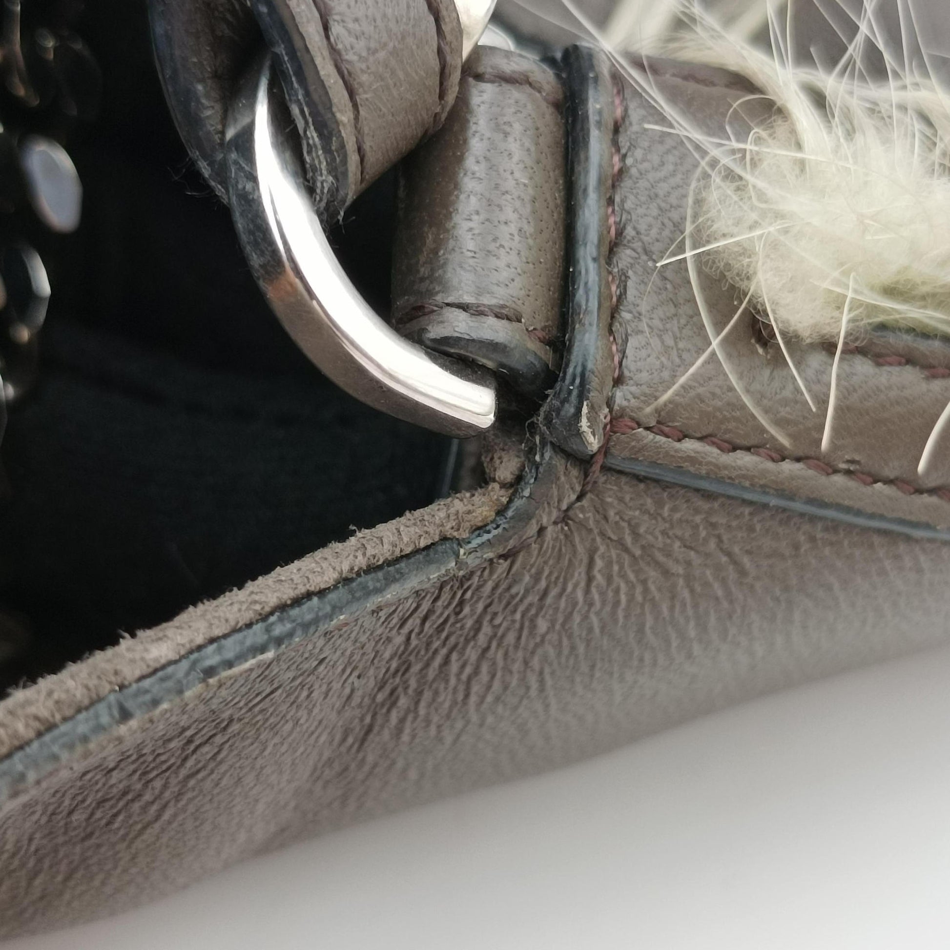 monster micro Baguette Brown Leather 8M0354 8M0354-88R-169-3355モンスターマイクロバケット ブラウン レザー 8M0354 8M0354-88R-169-3355
