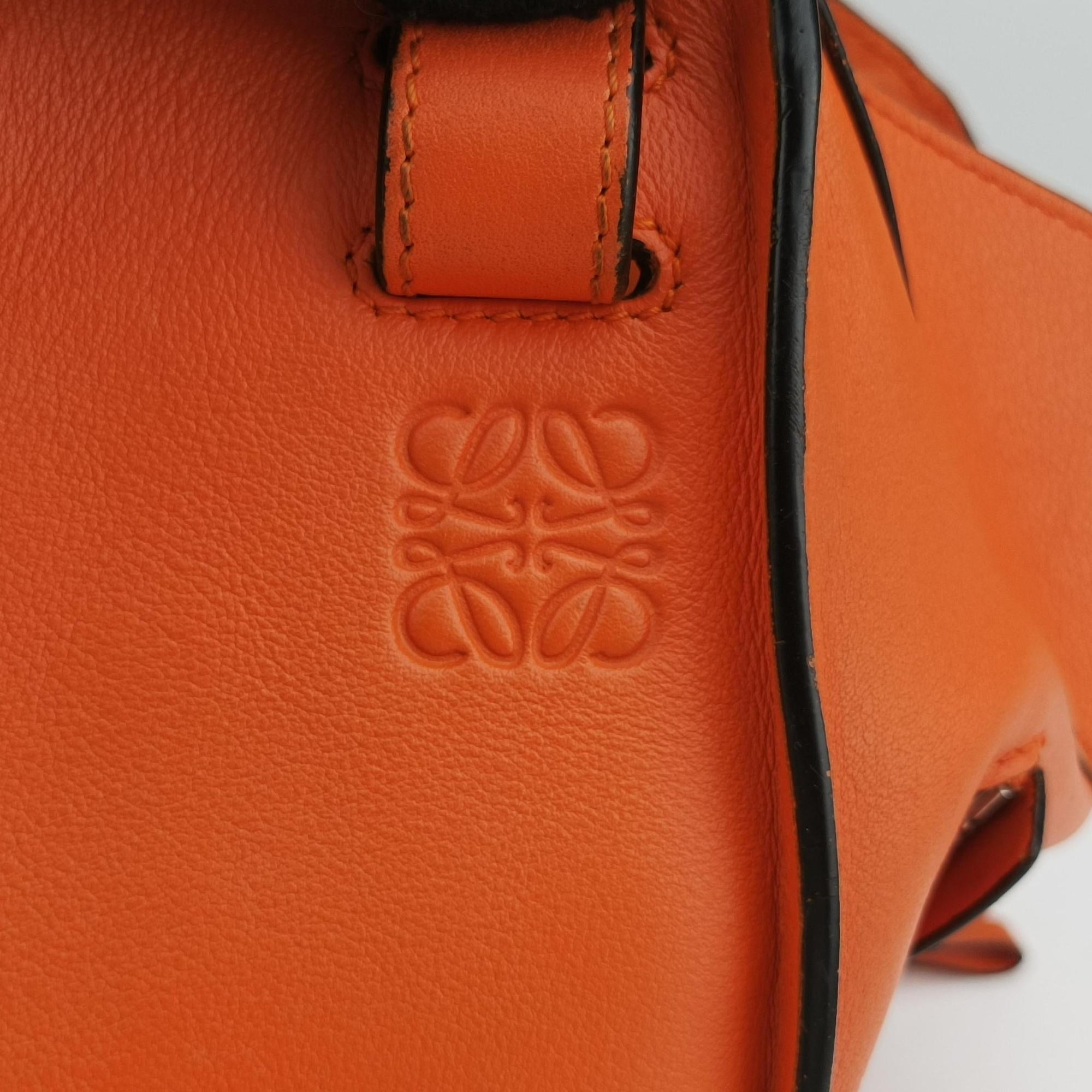 hammock Orange leather 061609ハンモック オレンジ レザー 061609