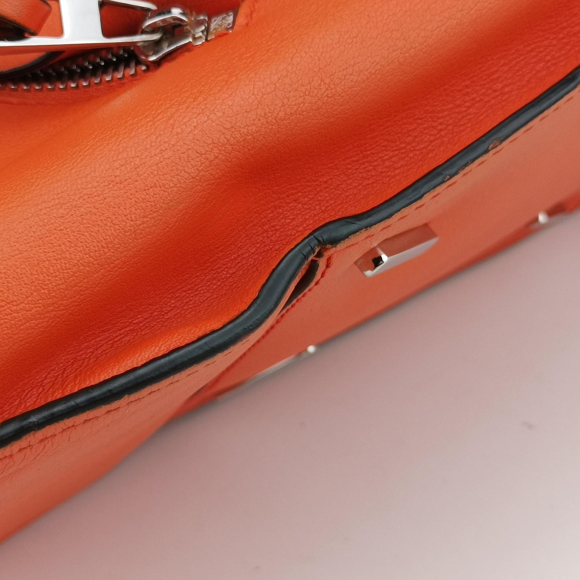 hammock Orange leather 061609ハンモック オレンジ レザー 061609