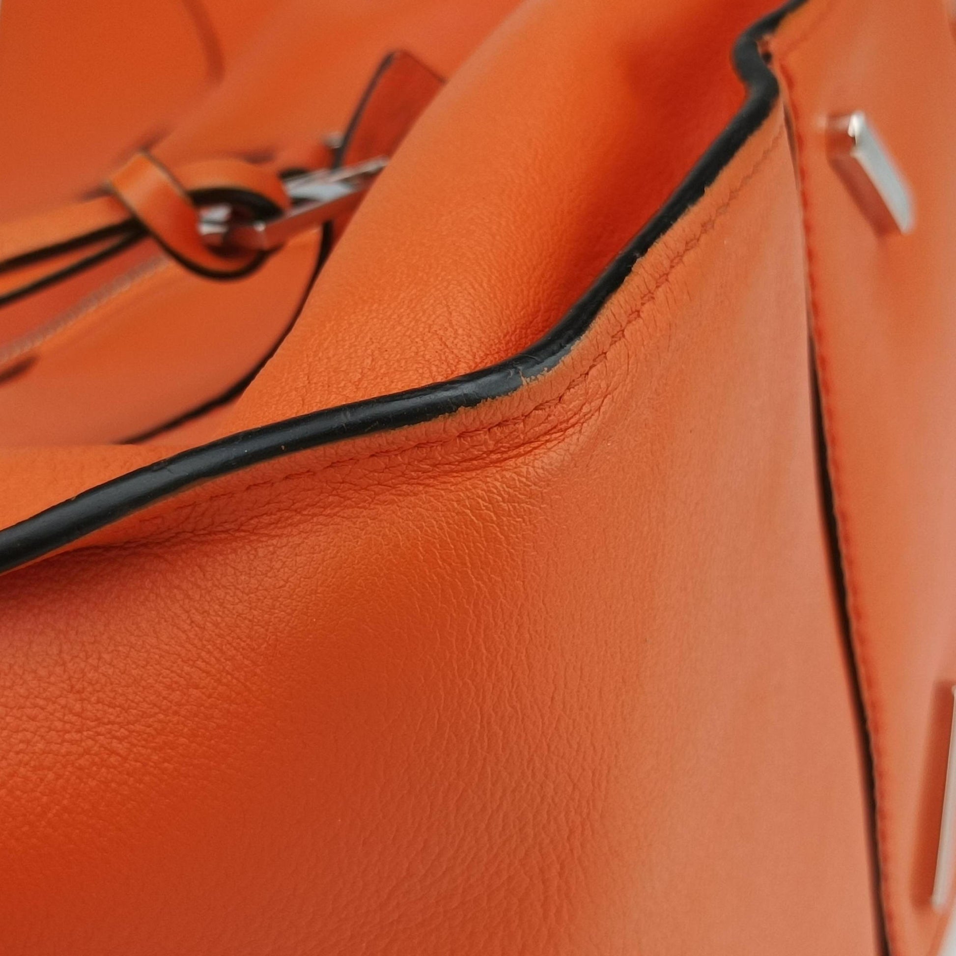 hammock Orange leather 061609ハンモック オレンジ レザー 061609