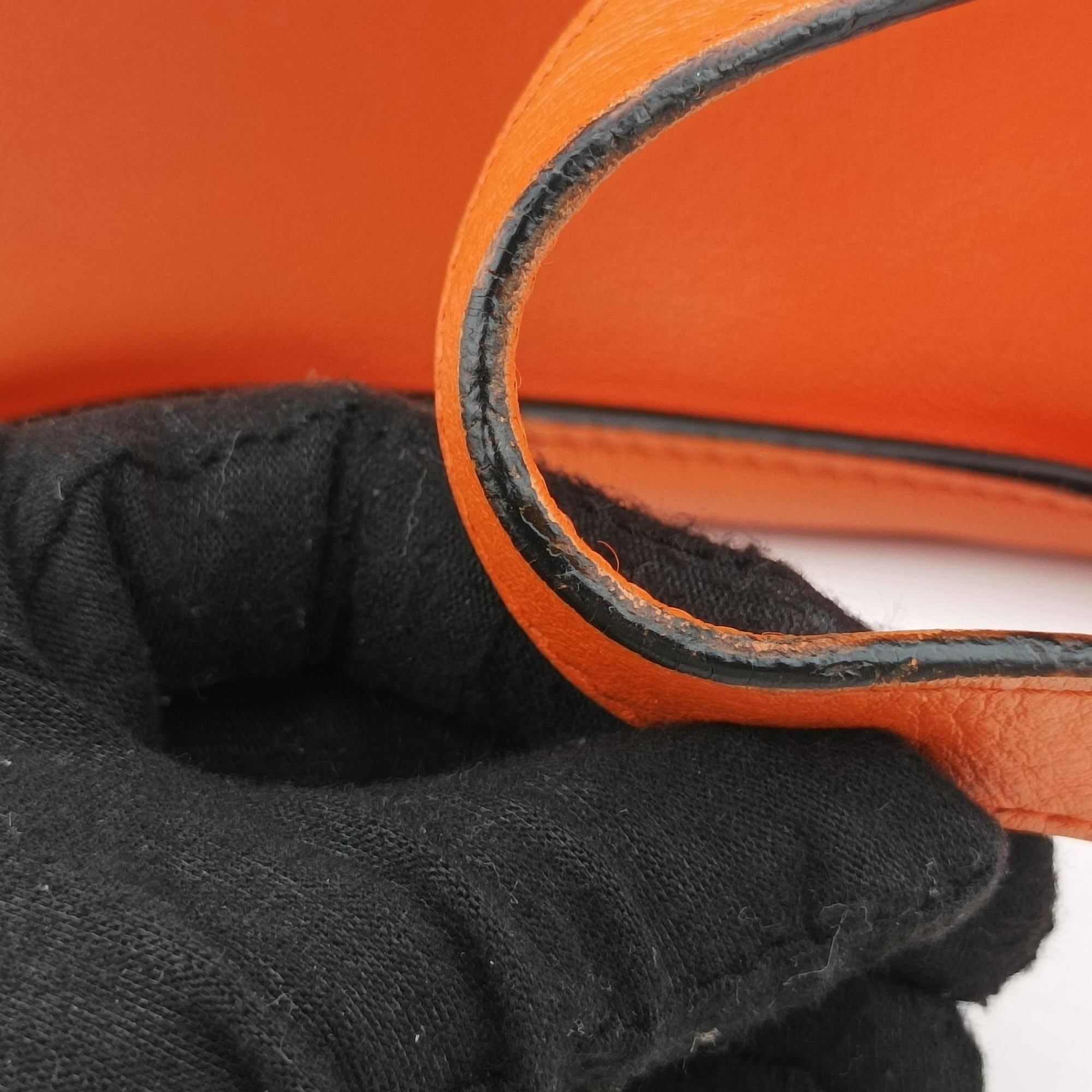 hammock Orange leather 061609ハンモック オレンジ レザー 061609