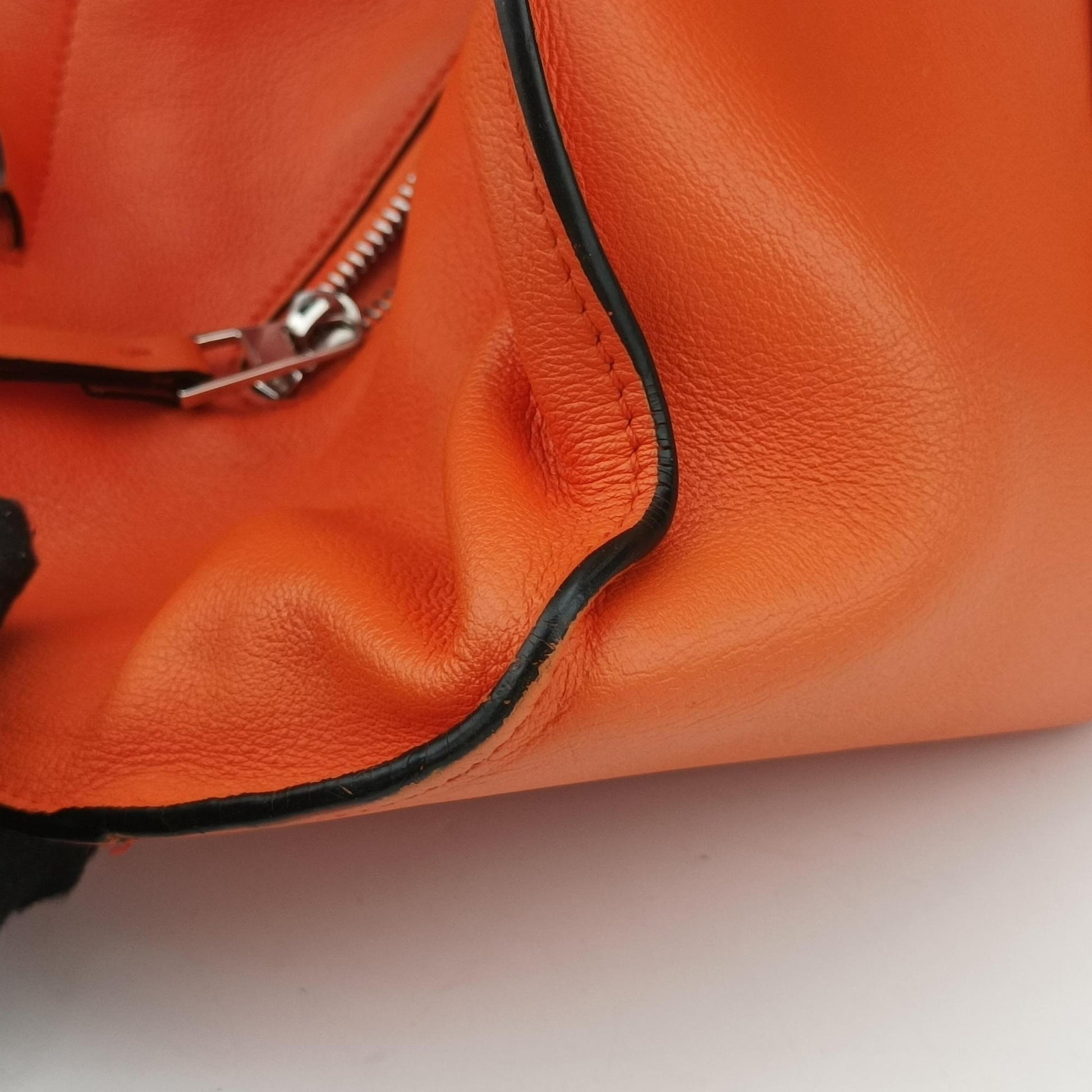 hammock Orange leather 061609ハンモック オレンジ レザー 061609