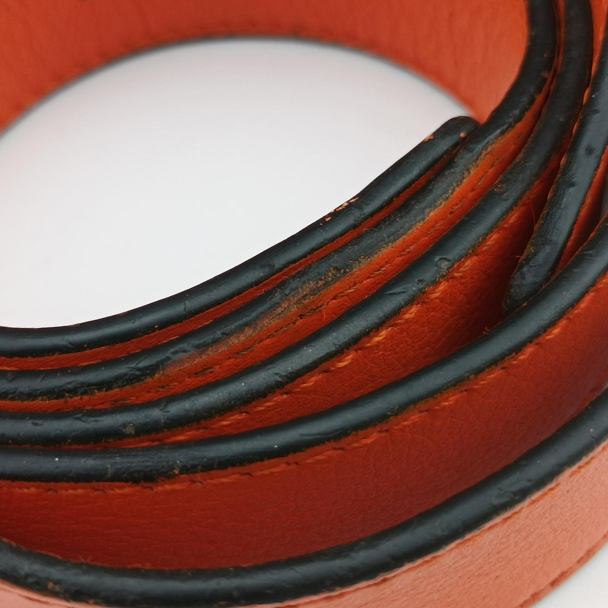 hammock Orange leather 061609ハンモック オレンジ レザー 061609
