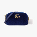 GG Marmont Blue velour 447632 E024965733GGマーモント ブルー ベロア 447632 E024965733