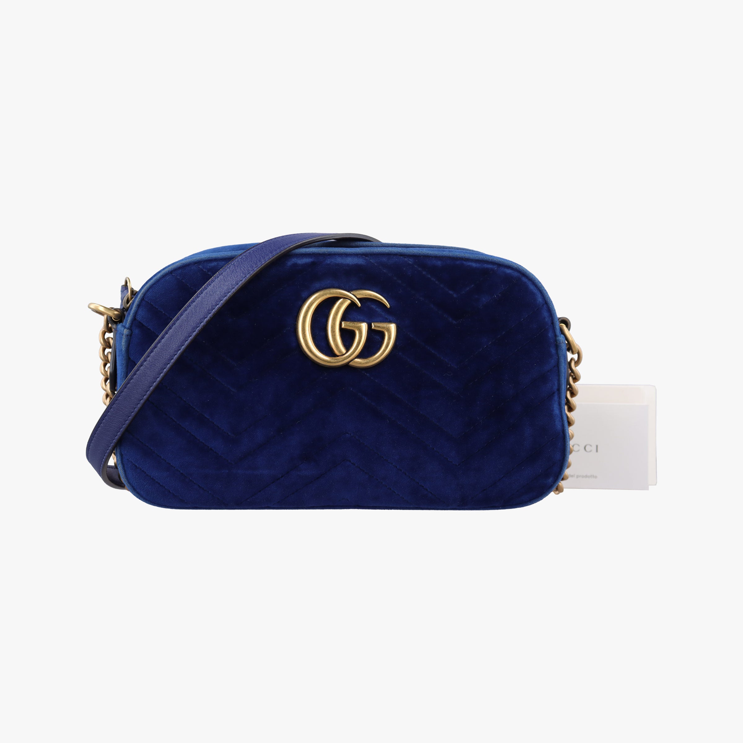 GG Marmont Blue velour 447632 E024965733GGマーモント ブルー ベロア 447632 E024965733
