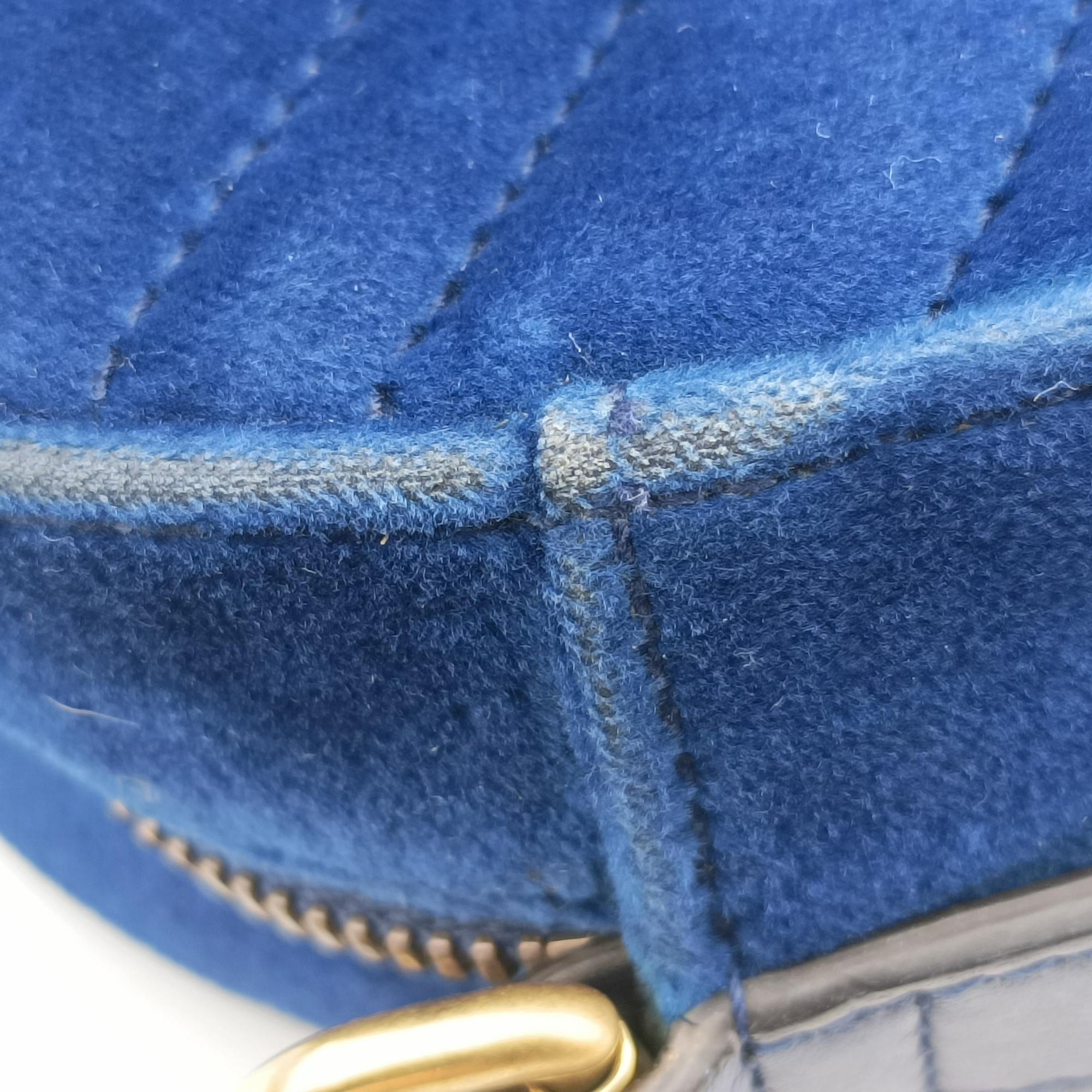 GG Marmont Blue velour 447632 E024965733GGマーモント ブルー ベロア 447632 E024965733