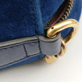 GG Marmont Blue velour 447632 E024965733GGマーモント ブルー ベロア 447632 E024965733