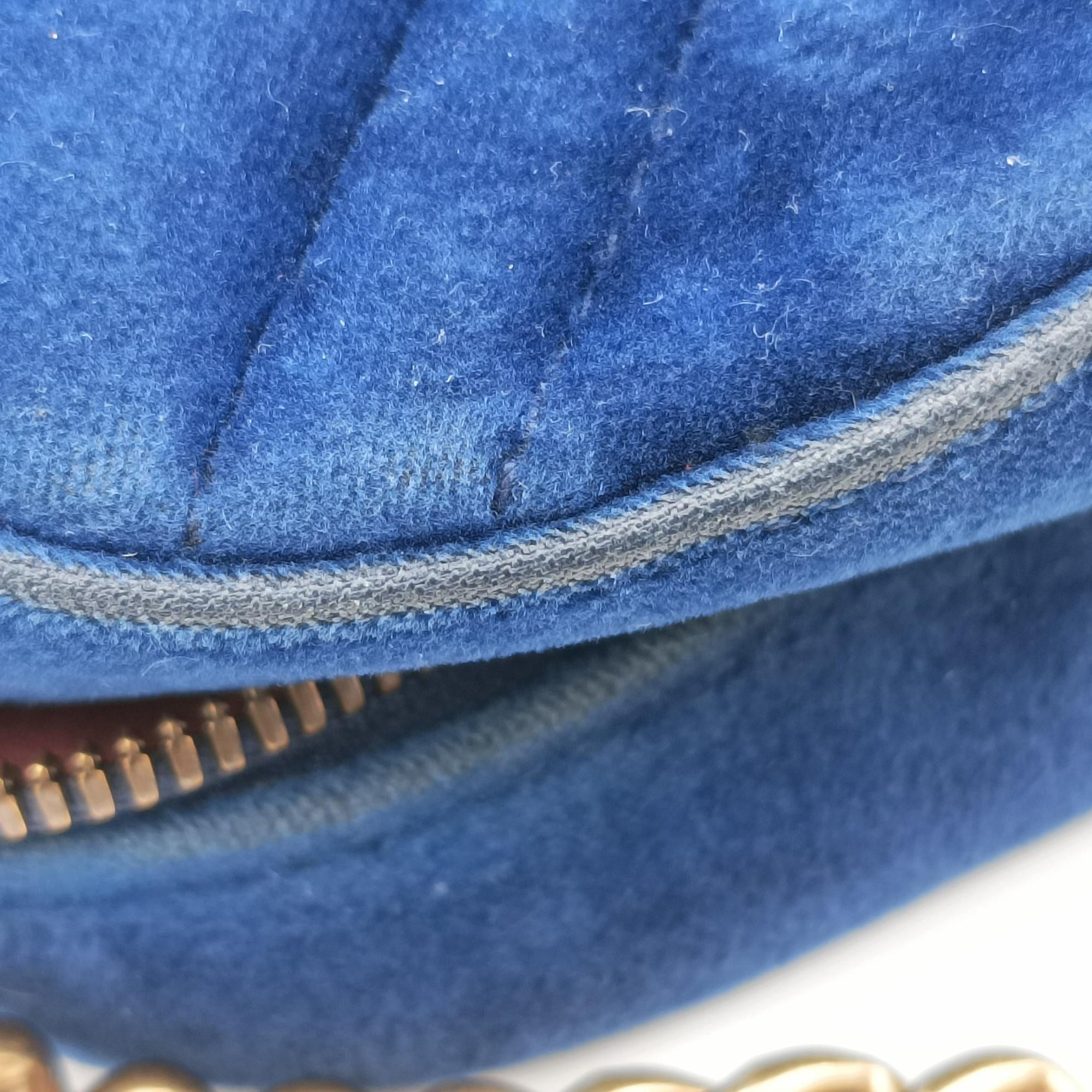 GG Marmont Blue velour 447632 E024965733GGマーモント ブルー ベロア 447632 E024965733